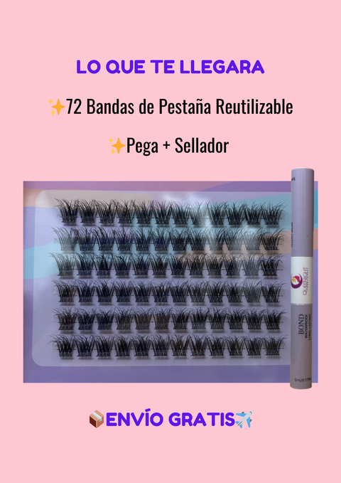 Kit pestañas Punto a punto 💕